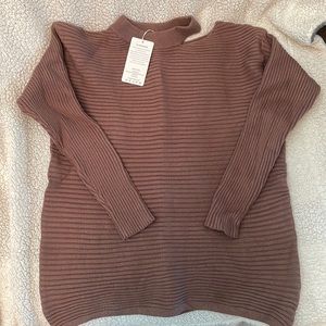 Kirundo sweater. NWT. Halter neck off shoulder. Size M